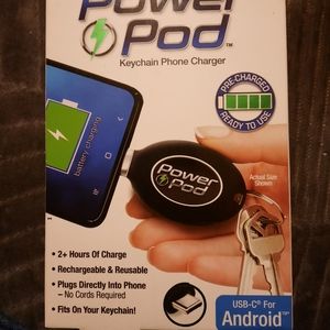 As Seen On TV • Power Pod Keychain Phone Charger